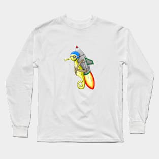 Rocket Seahorse Long Sleeve T-Shirt